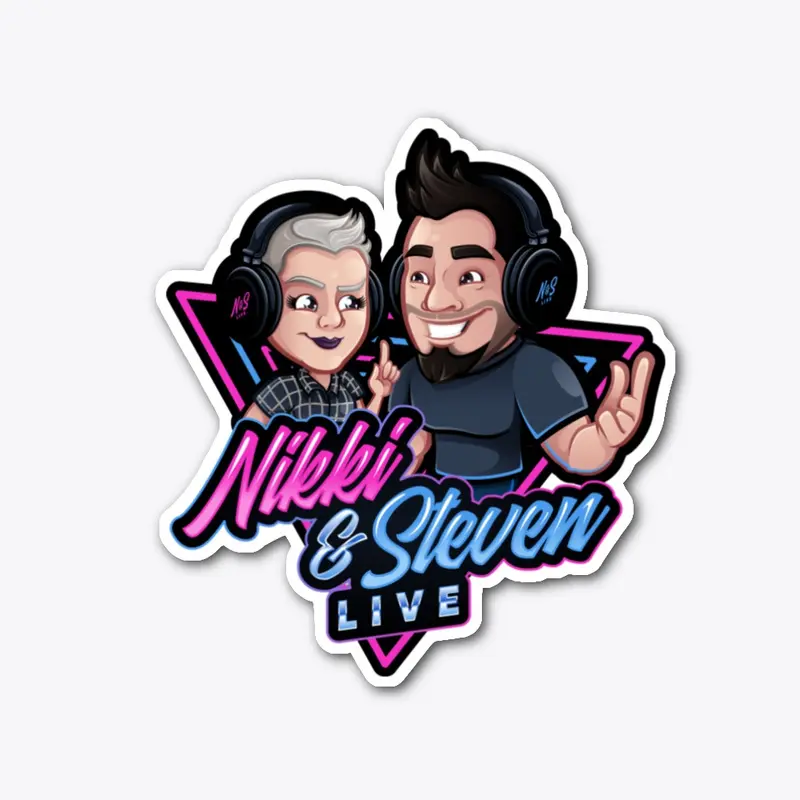Nikki & Steven LIVE Sticker