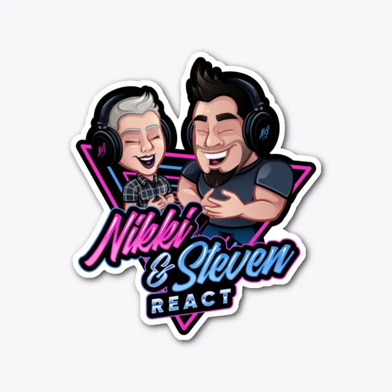 Nikki & Steven REACT Sticker