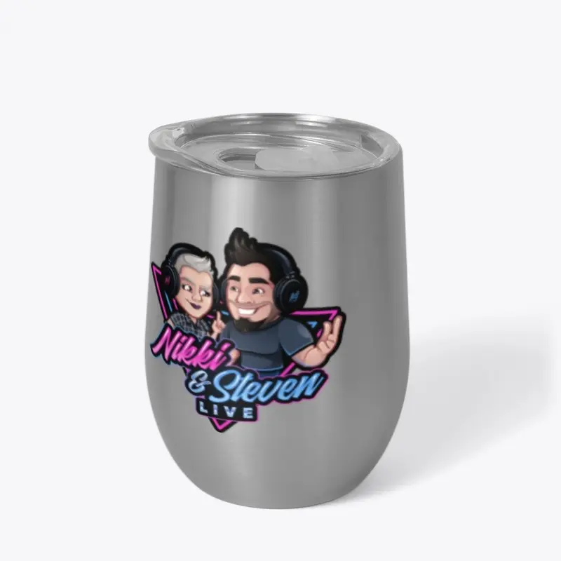 Nikki & Steven LIVE Wine Tumbler